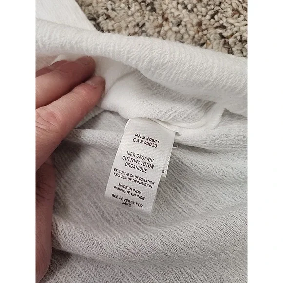 Aventura Organic Cotton‎ Embroidered Shirt Size Medium - Picture 11 of 11